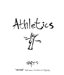 스포츠 포스터 / 손으로 그린 스포츠 그림