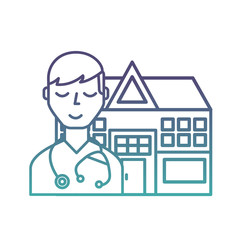 doctor staff hospital building medical