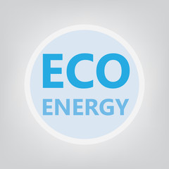 eco energy concept- vector illustration