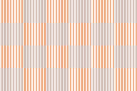 Checkered pattern with vertical striped lines, brown and gray colors. Vector illustration, EPS10. Can be used as background, backdrop, montage in graphic design; or print on fabric, tile, etc.