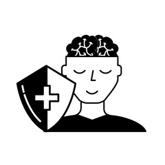 human portrait man brain mental healthcare