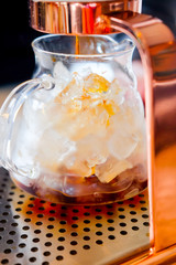 Coffee maker drip brewing