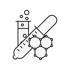 chemistry laboratory dropper test tube molecule