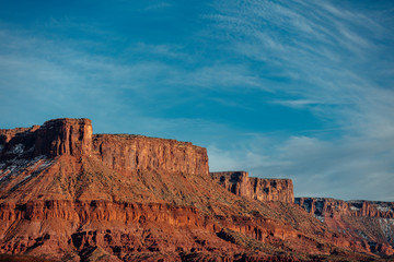 Red Rock Desert Landscape Of Utah In The Iconic American Southwest