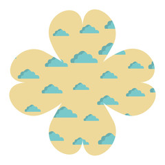 Cloud computing Flower frame
