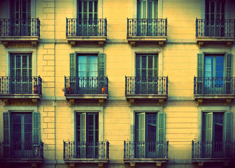 Window / Residential building, Barcelona, Spain