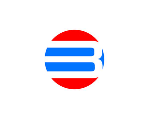 B letter logo design vector illustration