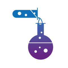 biology test tube pouring flask chemistry equipment