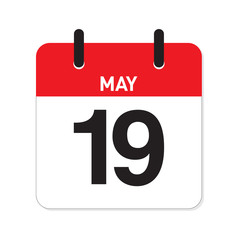 Fototapeta premium Calendar May 19