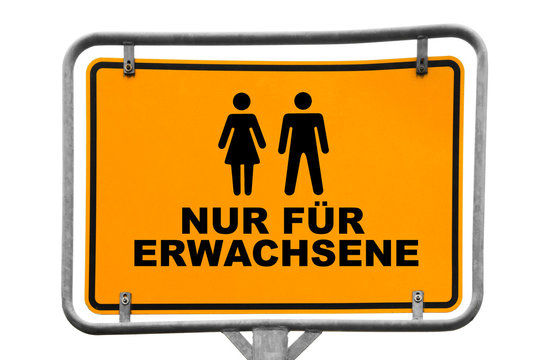 Nur f&uuml;r Erwachsene Wegweiser