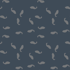 UFO military camouflage seamless pattern in different shades of grey and navy blue colors