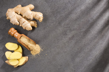 Ginger root and ginger powder - Zingiber officinale