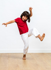 joyful child playing monster for kids fighting body language © STUDIO GRAND WEB