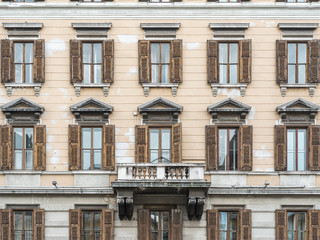 urban building front view