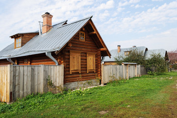 Small country wooden house
