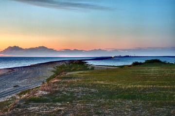 Fascinating seascape made from the highest point of the island