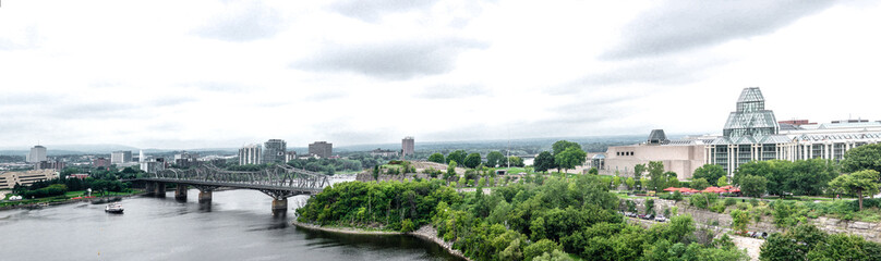 Fototapeta na wymiar Panorama Ottawa