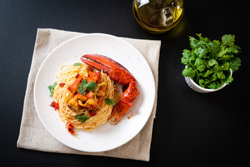 Pasta all'astice or Lobster spaghetti