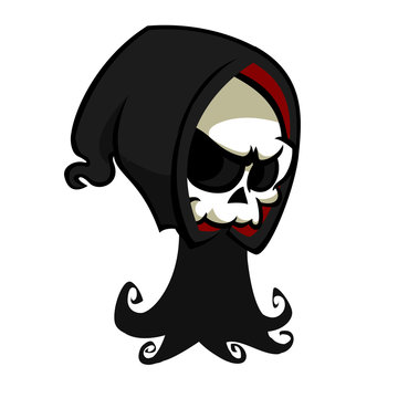 Grim reaper logo mascot vector
