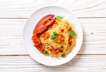 Pasta all'astice or Lobster spaghetti