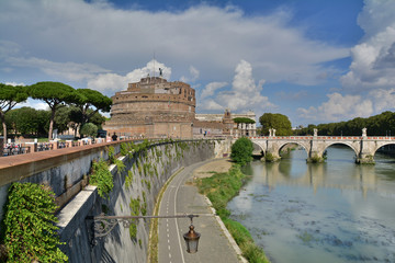 Vista di Castel Sant' Angelo, Roma