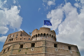 Vista di Castel Sant' Angelo, Roma