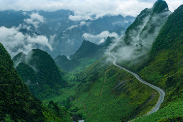  Ma Pi Leng Pass in Ha Giang province, Vietnam
