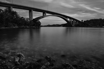 Obraz premium Blackwhite Photos at Riau Island wonderful Indonesia