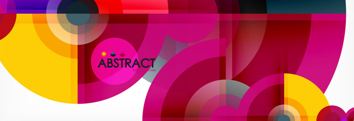 Circle abstract background