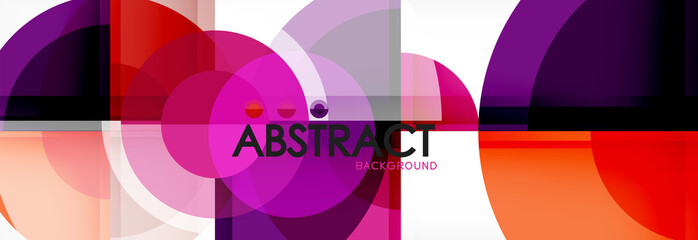 Circle abstract background