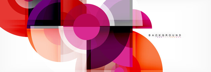 Obraz premium Circle abstract background