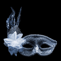 Сarnival mask on a black background