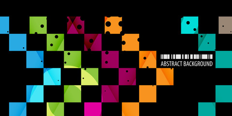 Geometric colorful abstract background