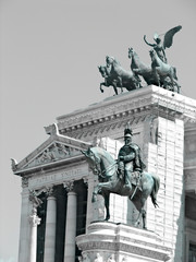 Fototapeta premium Monument of Victor Emmanuel II - Rome - Italy