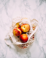 fresh nectarines from the market