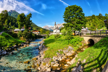 Ramsau bei Berchtesgaden - obrazy, fototapety, plakaty