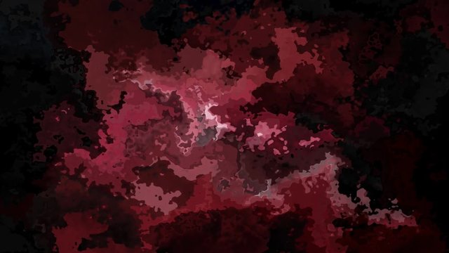 abstract animated stained background seamless loop video - watercolor splotch effect - dark red, purple, violet, burgundy, merlot and maroon color