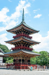 Pagoda at Narita-san Shinsho-ji temple,  Tokyo, Japan