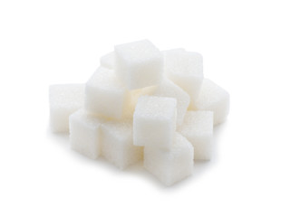 Sugar Cube on white background
