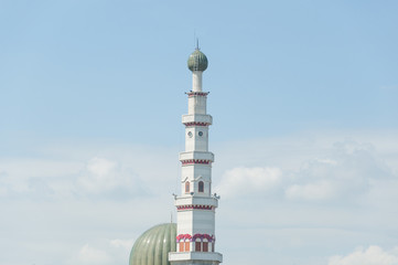 Image of Mosque tower, Mosque against the sky