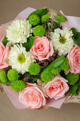 A bouquet of roses.