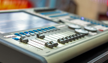 Audio sound mixer & amplifier equipment with selective focus