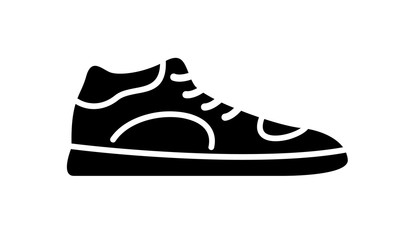 Running shoes icon fitness. Simple style sneaker.