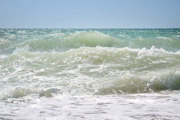Sea waves. Black Sea. Summer