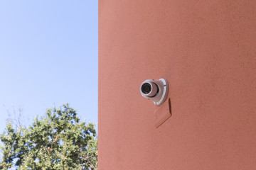 security camera alarm in a residential home