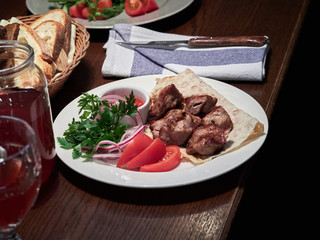 Meat dish for gourmet