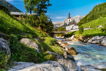 Fototapeta na wymiar Ramsau bei Berchtesgaden
