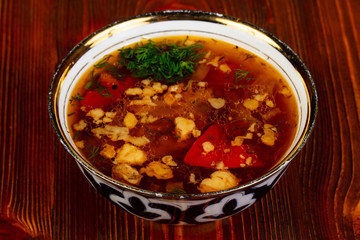 Uzbek Shurpa soup