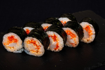 Japanese roll with prawn
