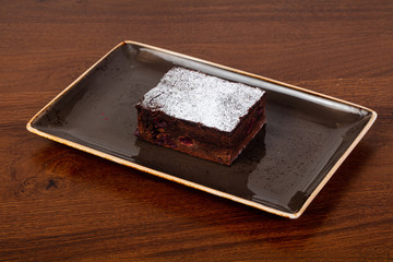Tasty chocolate brownie